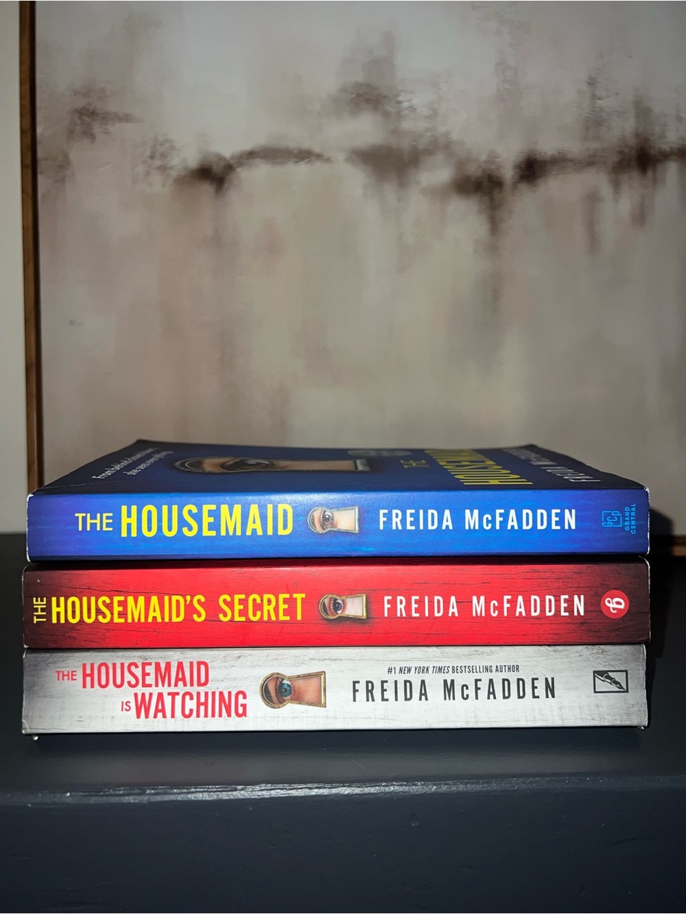 Freida McFadden Housemaid Trilogy - Blue, Red, White Spines